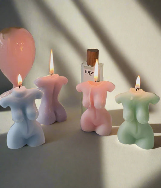 Woman Body Shape Scented Candles