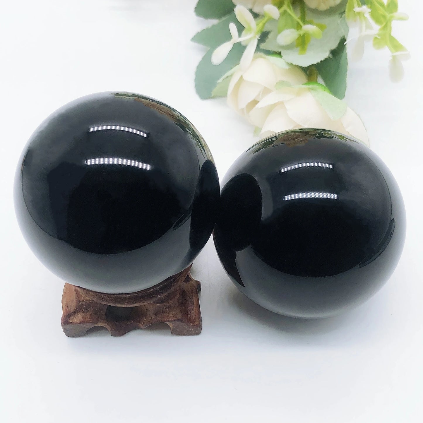 Natural Black Obsidian Sphere