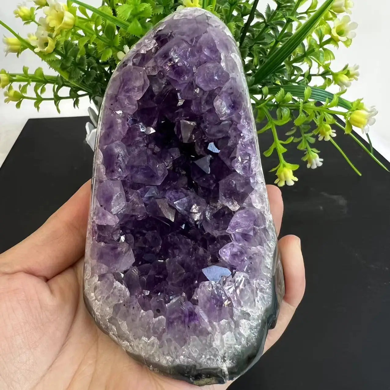 Natural Raw Amethyst  Purple Crystal Quartz.