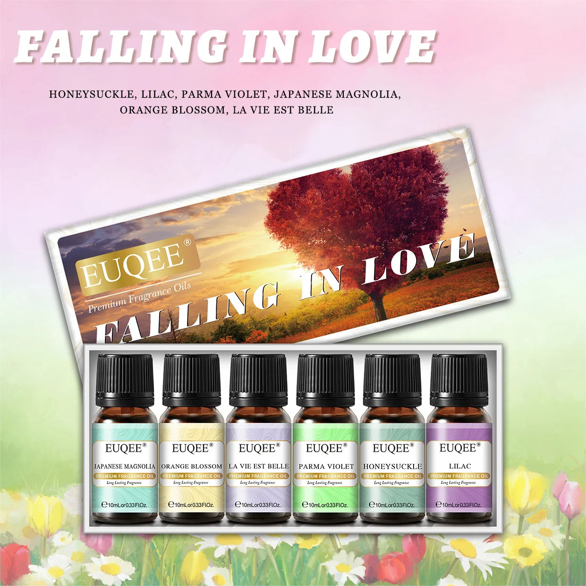 6pcs Falling In Love Essential Oil Set