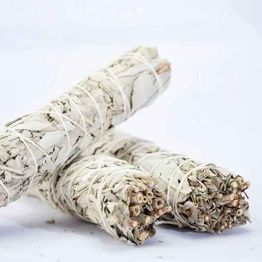 10cm White Sage California Smudge Stick/ Santo wood stick